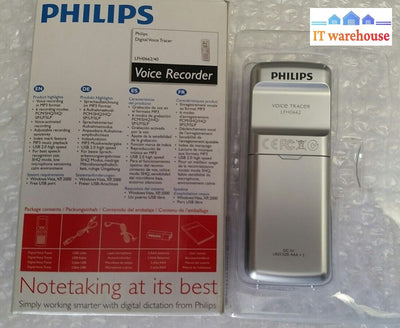 Philips Voice Recorder Tracer Lfh0662/40 @@@