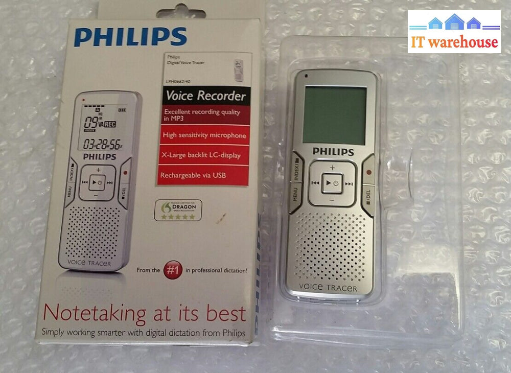 Philips Voice Recorder Tracer Lfh0662/40 @@@