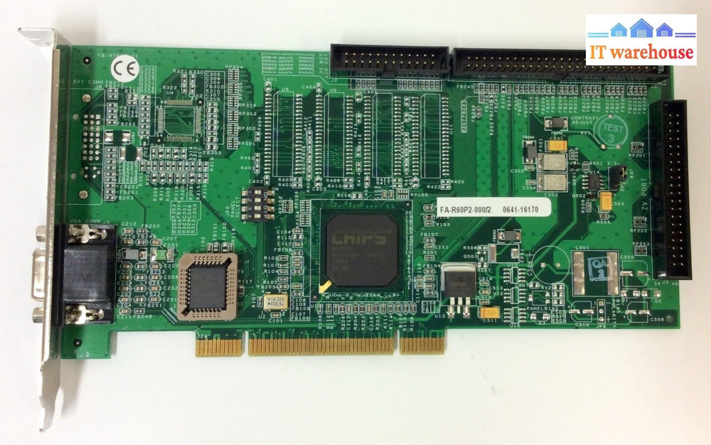 Picker Mfg Pci Vga Video Board Fa-R60P2-000/2 R60P2 91254/2 Fb-Rtpci-01