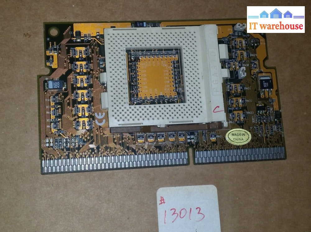 Pii 370 Cpu Adapter Card Rev. 1.5 Slot 1 To 3