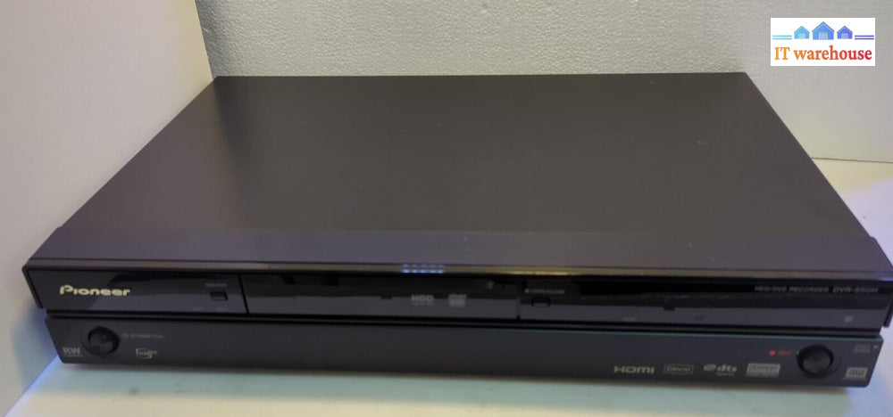 Pioneer Dvr-550H-K Dvd/Hdd Recorder Tested (No Remote) -