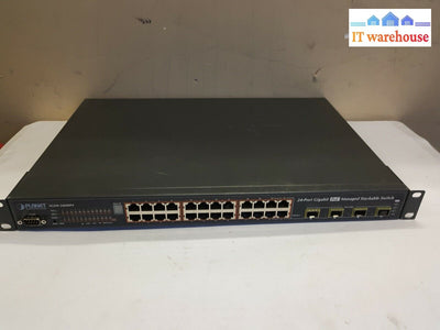 - Planet Networking Sgsw-24040P4 24-Port Gigabit Poe Managed Switch