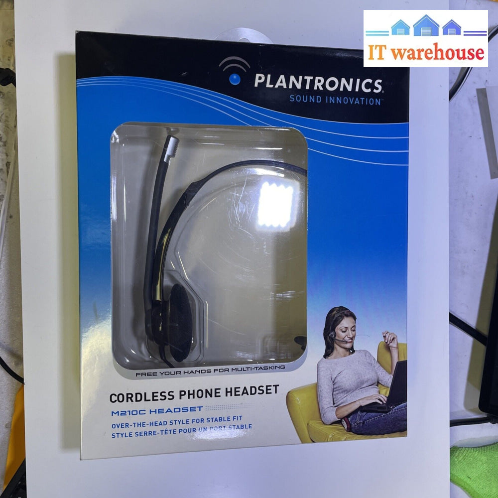 .Plantronics M210 C Headset For Home Office Desk Phones & Cordless Handsets