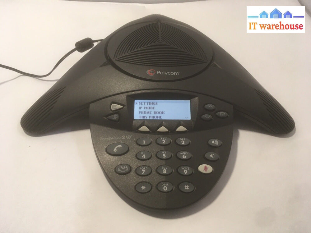 + Polycom Soundstation 2W Dect 6.0 2201-67880-160 Conference Speakerphone W/ Ac