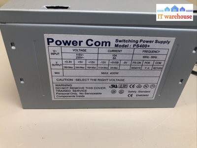 $ Power Com Ps400 + Power Supply 400W