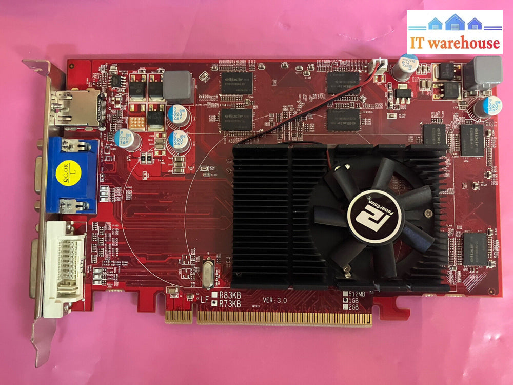 ~ Powercolor Radeon Hd 4650 1Gb Ddr3 Pci-E Video Graphics Card Ax4650 1Gbk3-H