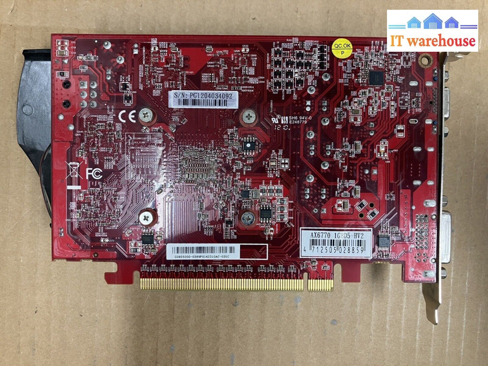 ~ Powercolor Radeon Hd 6770 1Gb Gddr5 R84Fj Pci-E Ax6770 1Gbd5-Hv2 Graphics Card