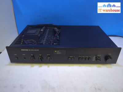 Proton 520 Stereo Amplifier Black - 150W 120V 60Hz Amp Working