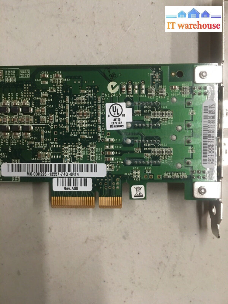 ~ Qlogic Qle2462 Dual-Port 4Gb Fibre Channel Pci-E # Px2510401-61 A