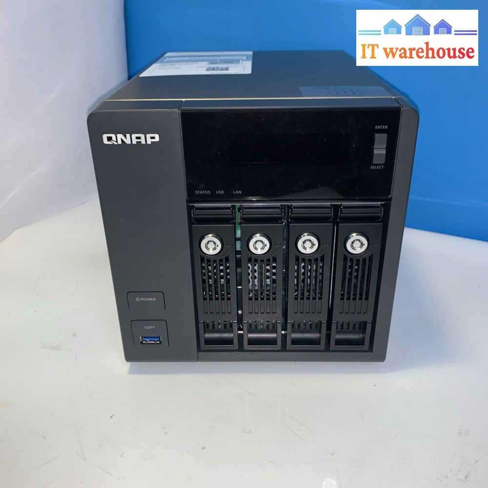 Qnap Ts-453 Pro 4-Bay Nas Intel 2.0Ghz 4-Core Media Transcoding Virtual Station