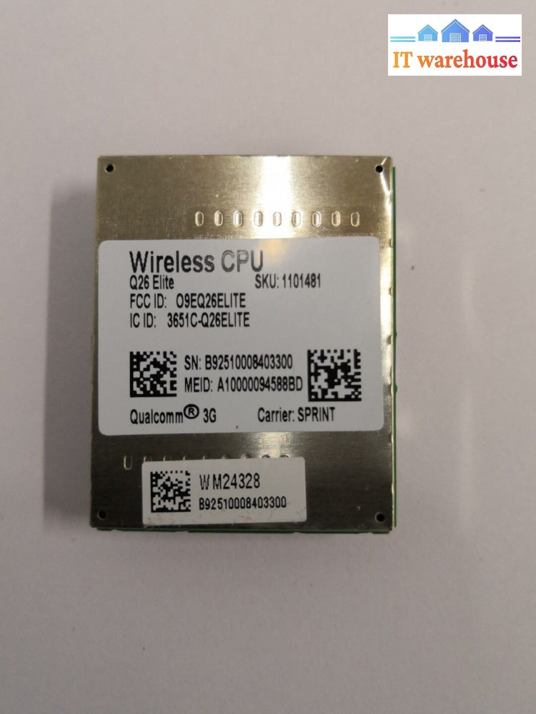 Qualcomm 3G Q26 Elite Wireless Cpu Airprime Cdma 2000 1Xrtt Module 1101481