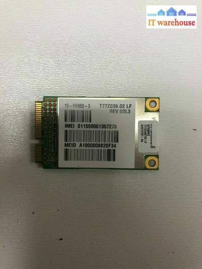 *Qualcomm J9Cundp-1 Broadband Wwan Wireless Mini Pci-E Card T77Z039 Lf