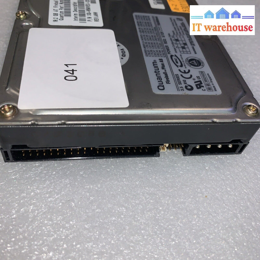 Quantum Fireball Plus As 10.2Gb Qmp10000As-A Ide 3.5’ Hard Drive As10A014 Tested