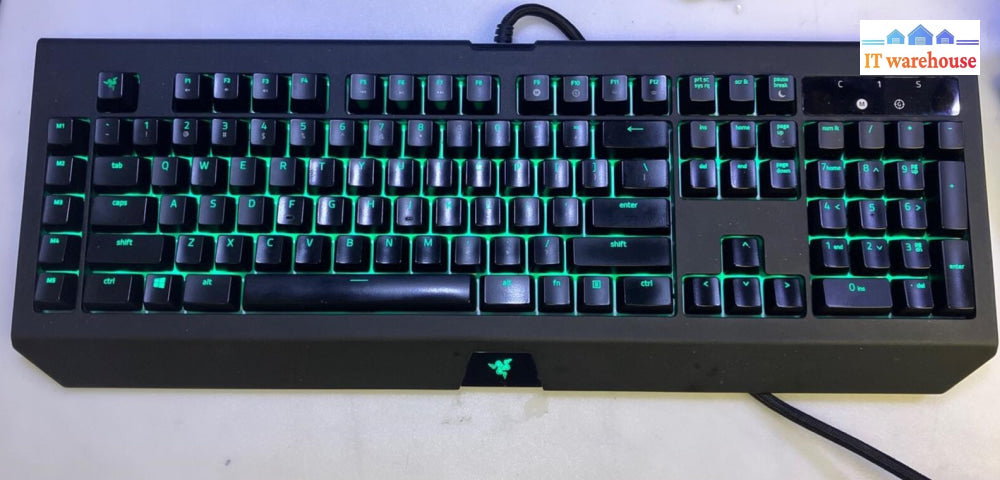 Razer Blackwidow Chroma V2 Green Switches Rz03-0203 Gaming Keyboard *Tested* ~