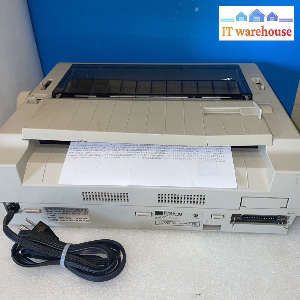 Roland Raven Pr-9101 Multi-Mode Printer