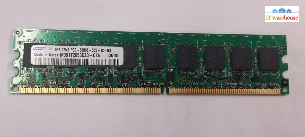 Samsung 1Gb Ddr2 Ram Ecc 2Rx8 Pc2-5300E M391T2953Cz3-Ce6 Ram (Not For Desktop)