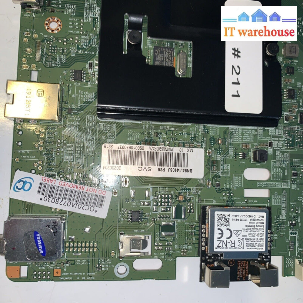 Samsung Bn94-14106D Main Board For Un70Nu6070Fxza Un70Nu6900Fxza