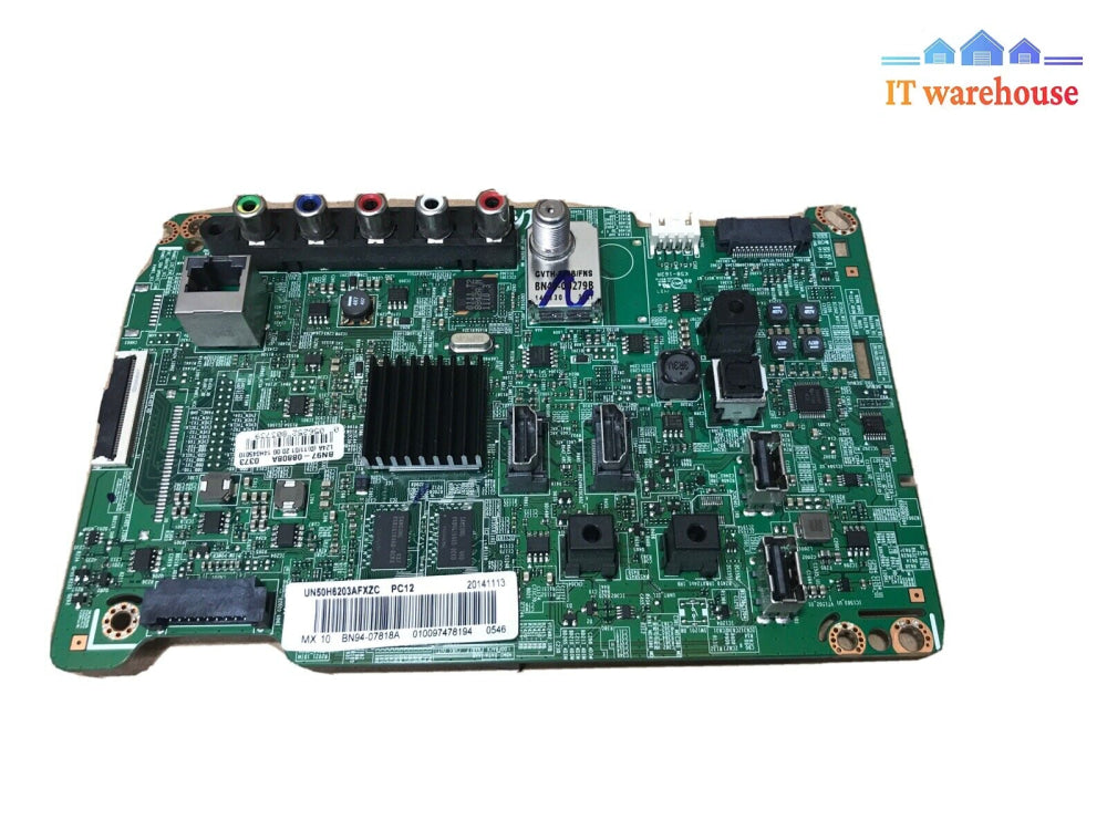 Samsung Bn97-08808A Un50H6203Afxzc Pc12 Tv Main Board.