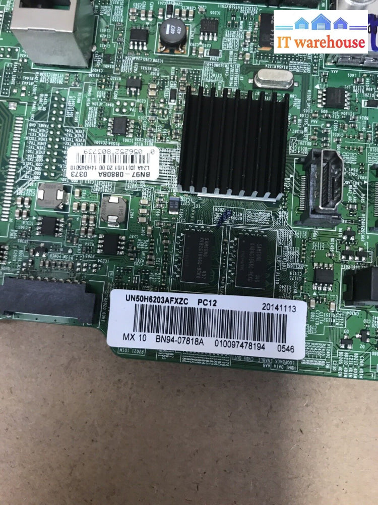 Samsung Bn97-08808A Un50H6203Afxzc Pc12 Tv Main Board.