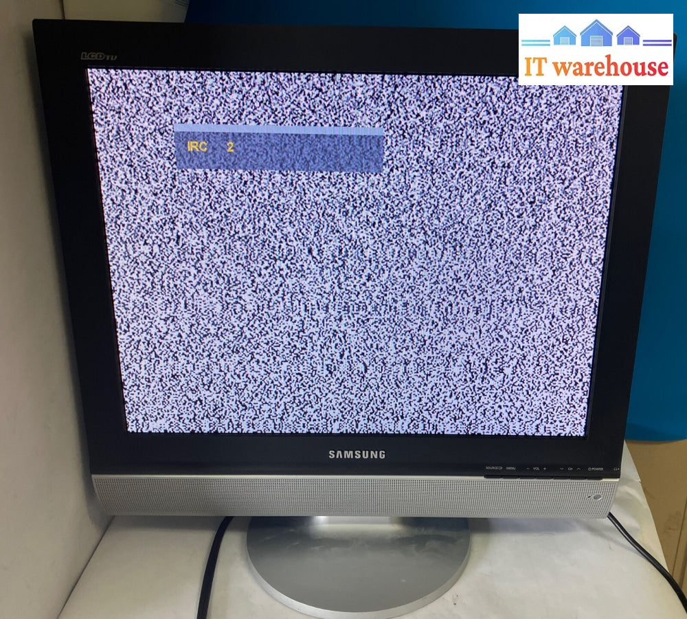 Samsung Electronics Lt-P2045 20’ Flat-Panel Lcd Tv & Monitor Ve20Uo *Tested* ~