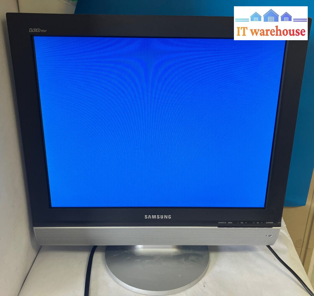 Samsung Electronics Lt-P2045 20’ Flat-Panel Lcd Tv & Monitor Ve20Uo *Tested* ~