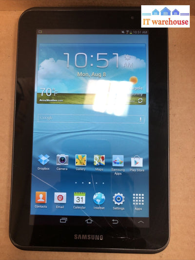 $ Samsung Galaxy Tab 2 7’ Gt-P3113 8Gb (Glass Cracked)