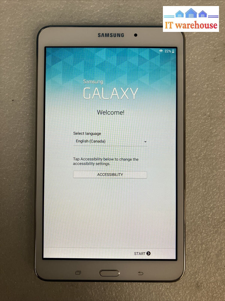 Samsung Galaxy Tab 4 Sm-T330Nu White 16Gb / Wi-Fi 8’ Tablet ~