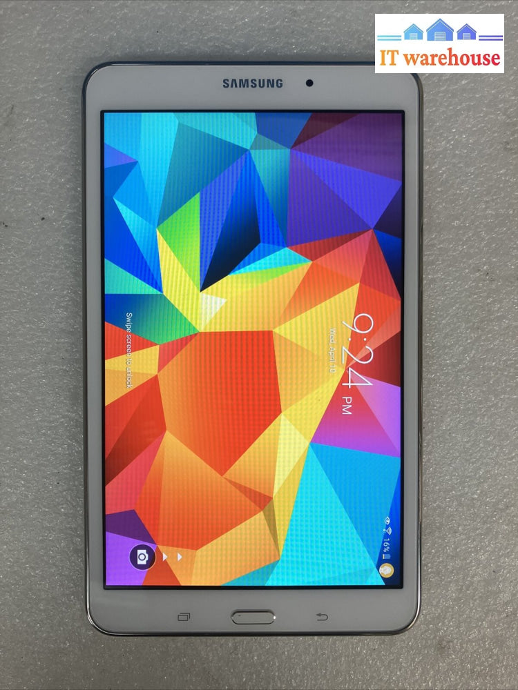 Samsung Galaxy Tab 4 Sm-T330Nu White 16Gb / Wi-Fi 8’ Tablet ~