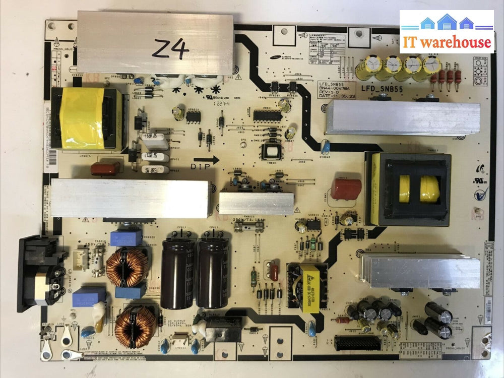 Samsung Lh55Cpplbb/Za Bn44-00478A Pslf251503L Power Supply Board Unit