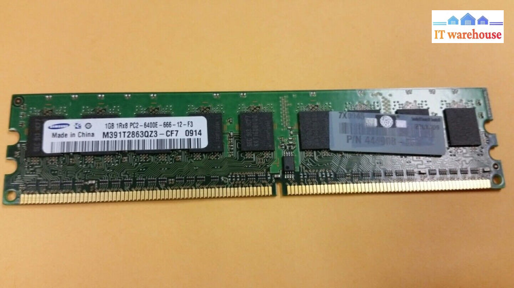 Samsung M391T2863Qz3-Cf7 1Gb Pc2-6400E 1Rx8 800Mhz Ecc Workstation Memory