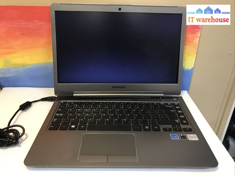 Samsung Np535U4C 14’Laptop Amd A6 No Ram/Hdd For Parts (As Is)