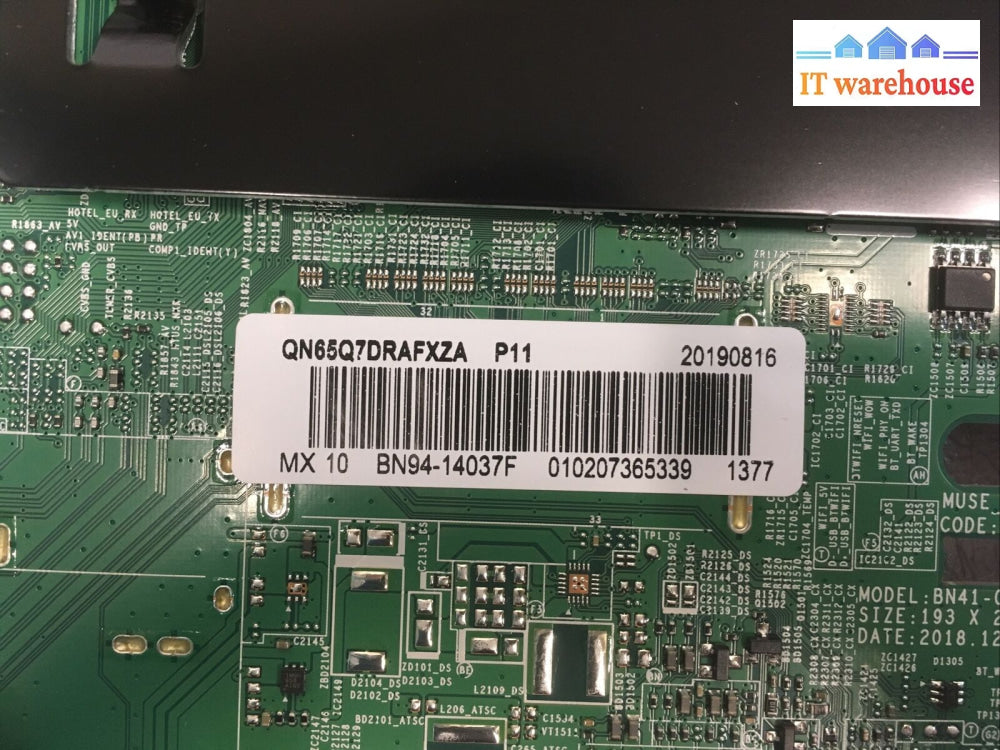 + Samsung Qn55 / Qn65Q7Drafxza Main Board (Bn97-15514D) Bn94-14037F