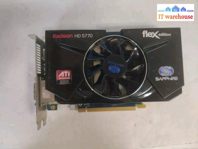 Sapphire Radeon Hd 5770 1Gb Ddr5 Dvi Hdmi Displayport Pci-E Graphics Video Card~