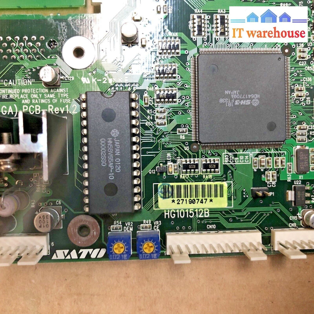 $ Sato Ehm-Cont-Rev2.0 Logic Board Ieee1284 + Rs For Cl408E Label Printer