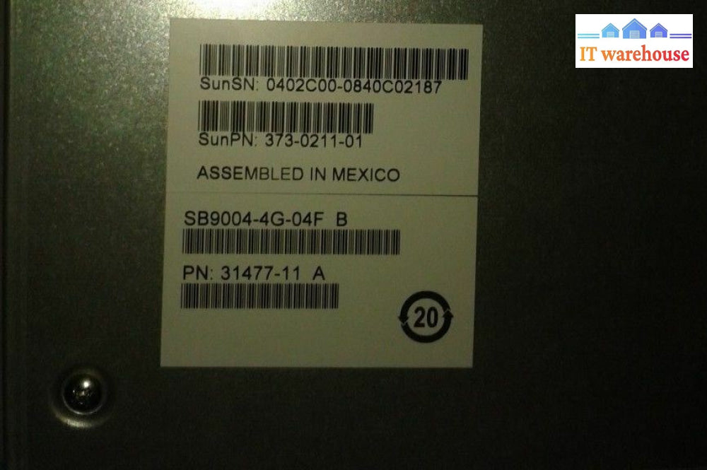 Sb9004-4G 31477-11A Sunpn: 373-0211-01 16-Port Fc Blade Of San Box 9000 (#93)