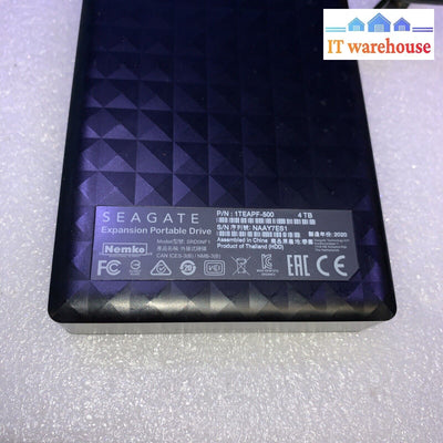 Seagate Expansion Portable 4Tb External Hard Drive Desktop Hdd – Usb 3.0