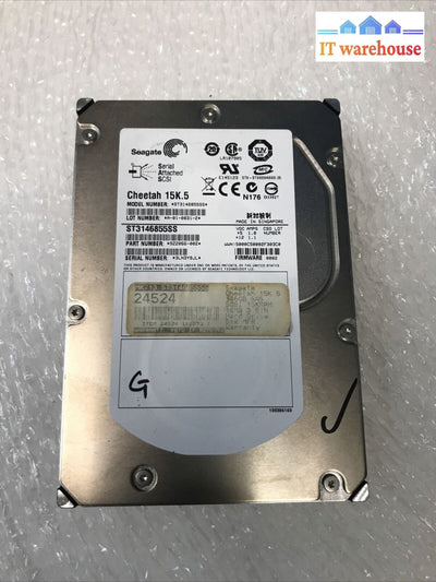 * Seagate St3146855Ss 0Tn937 146 Gb Sas Hard Drive