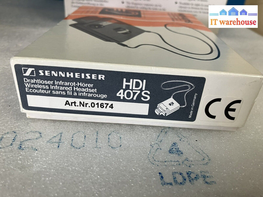 ~ Sennheiser Hdi 407S Infrared Headset Receiver 407-S