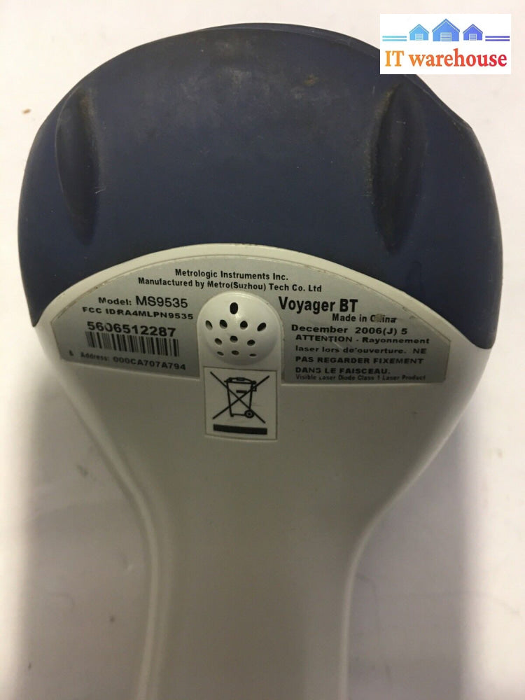 ~ Set Of 5 Metrologic Ms9535 Handheld Wireless Barcode Scanner & Mi9535-540 Base