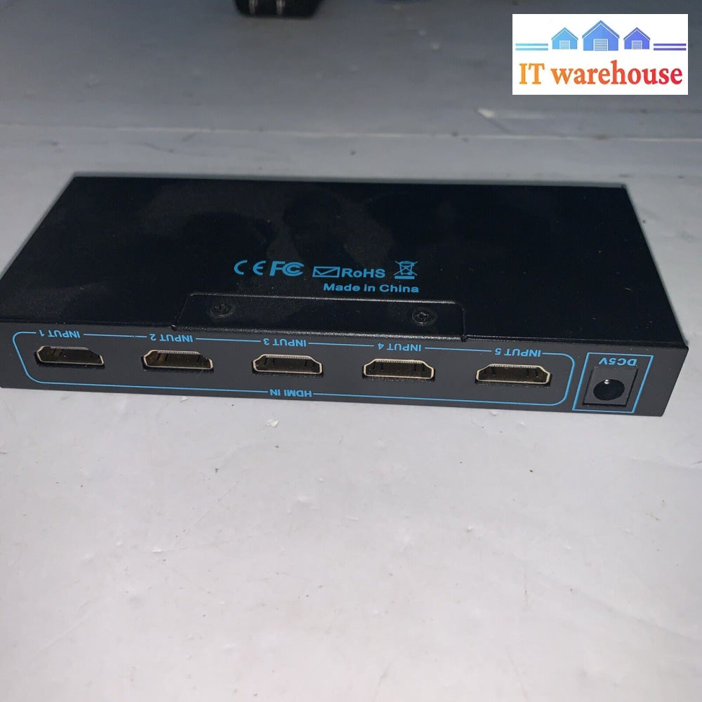 Sheyr Hdmi 5X1 Switch 3D Full Hd 4K Ultra 1.4