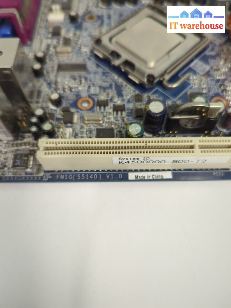 Shuttle K45 Fm10 S5140 Motherboard With Cpu E7200 + 2Gb Ram -