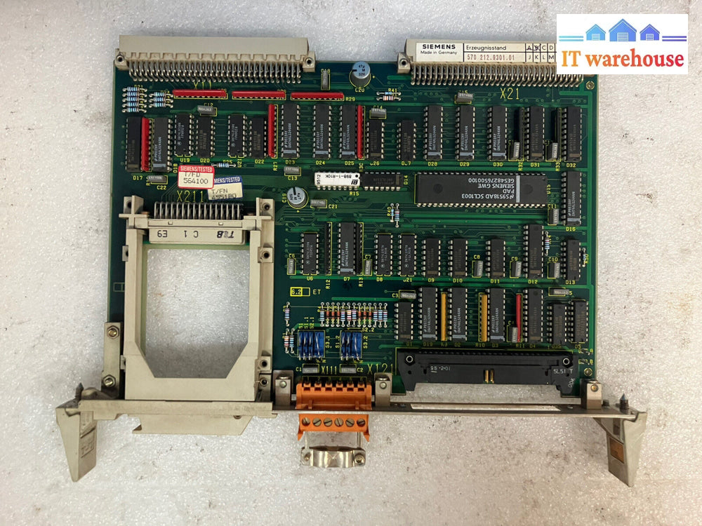 ~ Siemens Erzeugnisstand 570 212 9301.01 Circuit Board 570212.0004.01 *Tested*