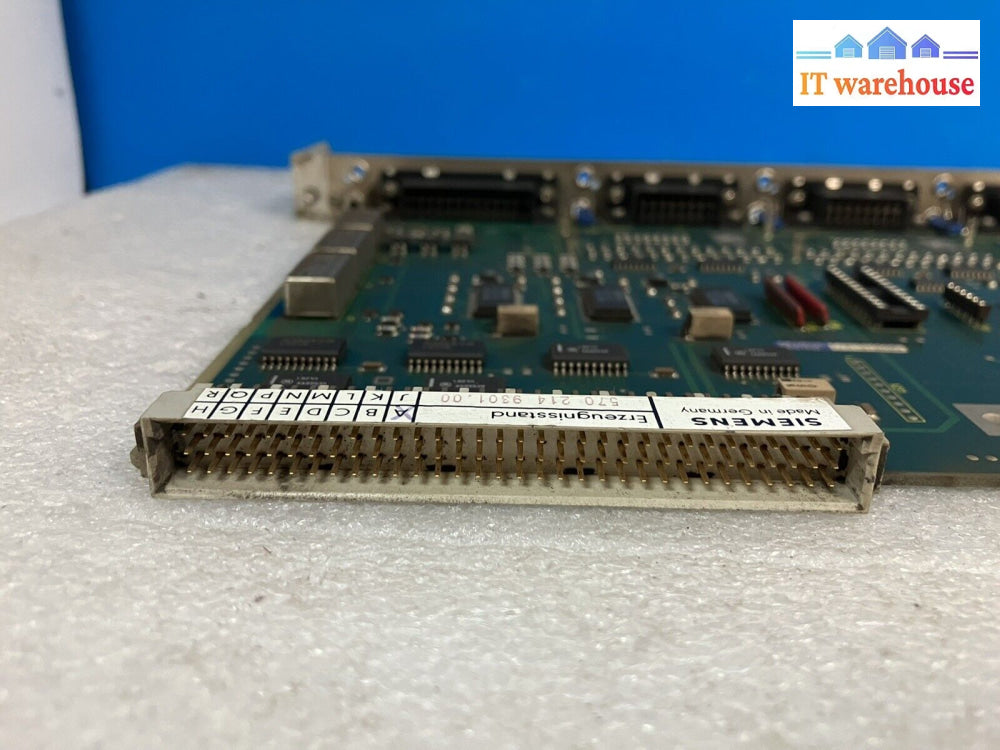 ~ Siemens Erzeugnisstand 570 214 9301.00 Circuit Board W/ Pca B 790 0029 Cpu