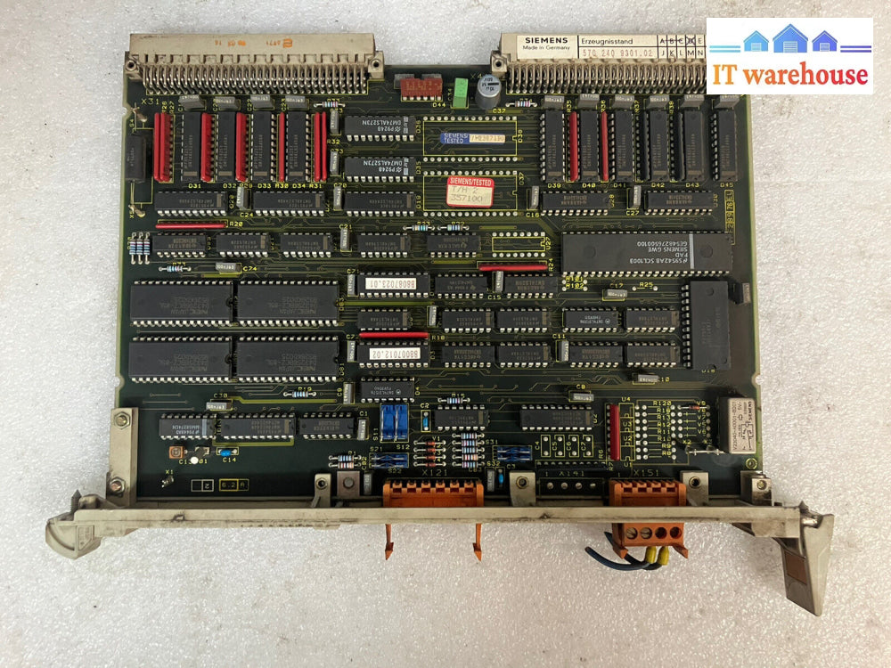 ~ Siemens Erzeugnisstand 570 240 9301.02 Circuit Board *Tested*