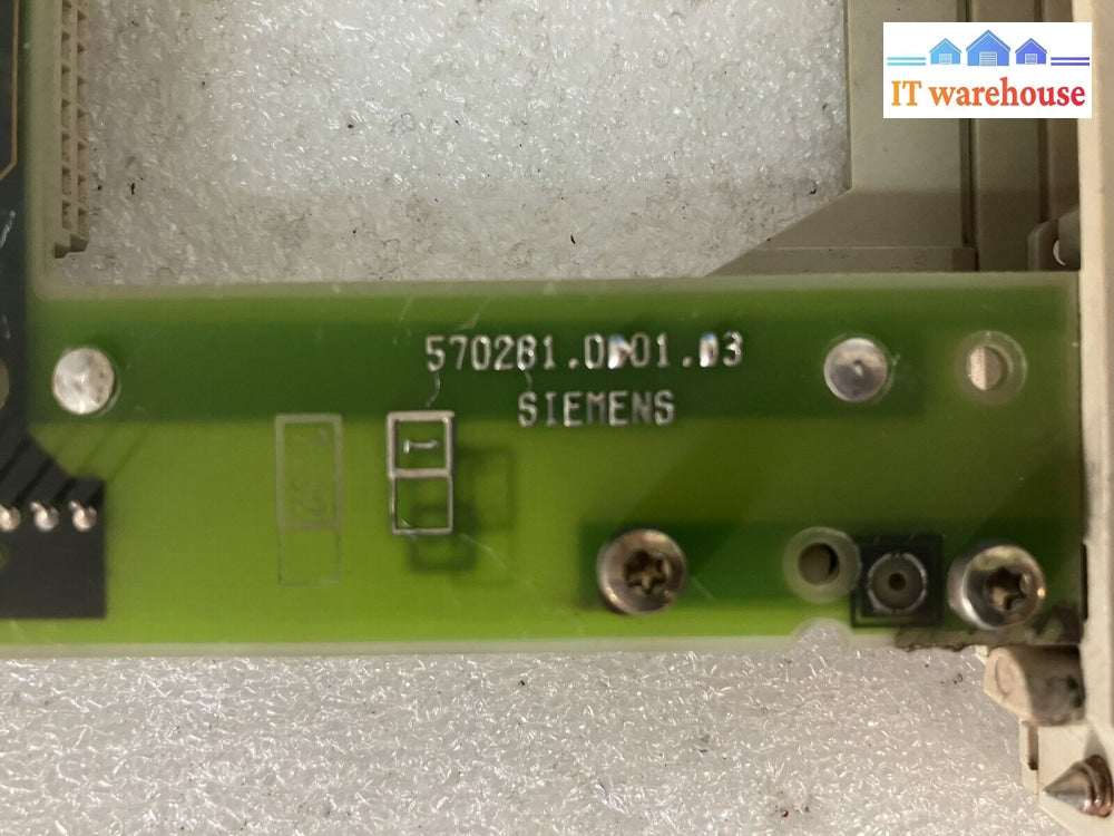 ~ Siemens Erzeugnisstand 570 281 9002.03 Circuit Board 570281.0001.03 *Tested*