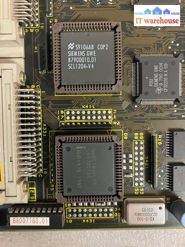 ~Siemens Erzeugnisstand 570 386 9102.02 Circuit Board W/ Siemens Gwe S9106Ab Cpu