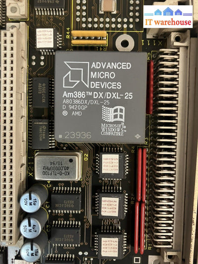 ~Siemens Erzeugnisstand 570 474 9002.01 Circuit Board W/ Amd Am386 Dx Dxl-25 Cpu