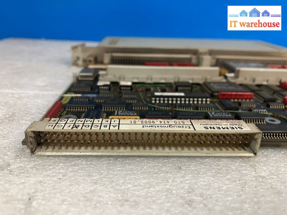 ~Siemens Erzeugnisstand 570 474 9002.01 Circuit Board W/ Amd Am386 Dx Dxl-25 Cpu