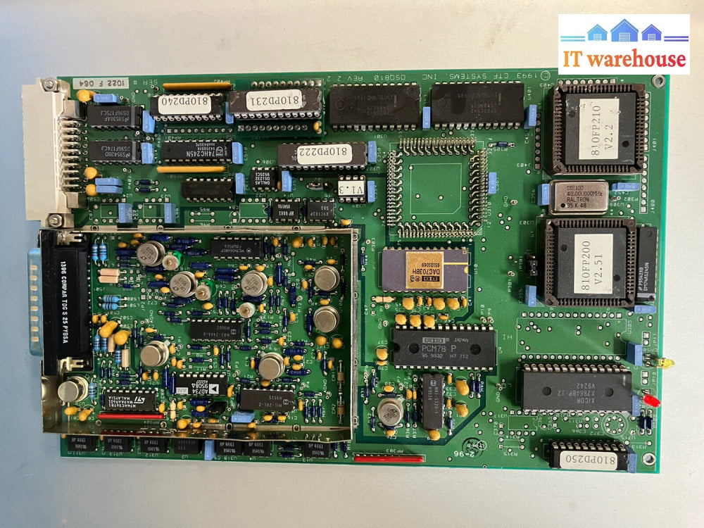 ~ Siemens Pc612 M2/2 B1200-M300 Xa-F5171 Db-25 25Pin Parallel Port Motherboard