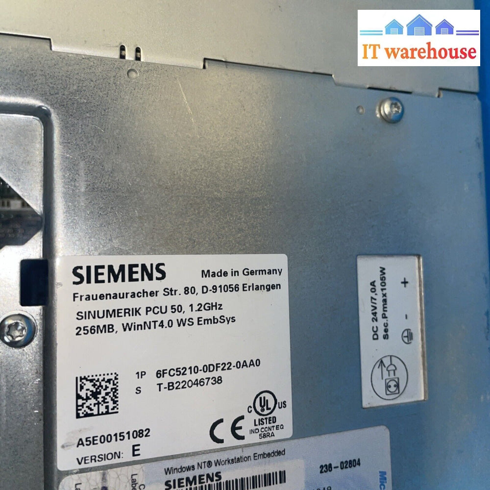 Siemens Sinumerik Pcu 50 (As Is)